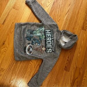 Marvel Gray Graphic Hoodie Sweatshirt